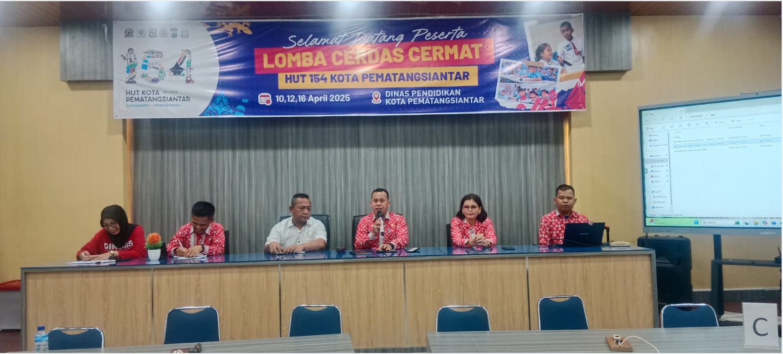 Meriahkan HUT Kota Pematangsiantar Ke-154, Dinas Pendidikan Gelar Lomba Cerdas Cermat Tingkat SD/SMP