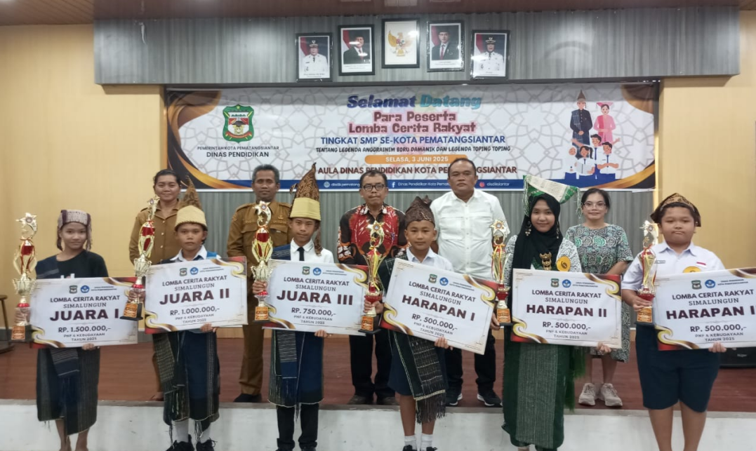 Lomba Cerita Rakyat Sukses, SMP Cinta Rakyat 1 Raih Juara 1
