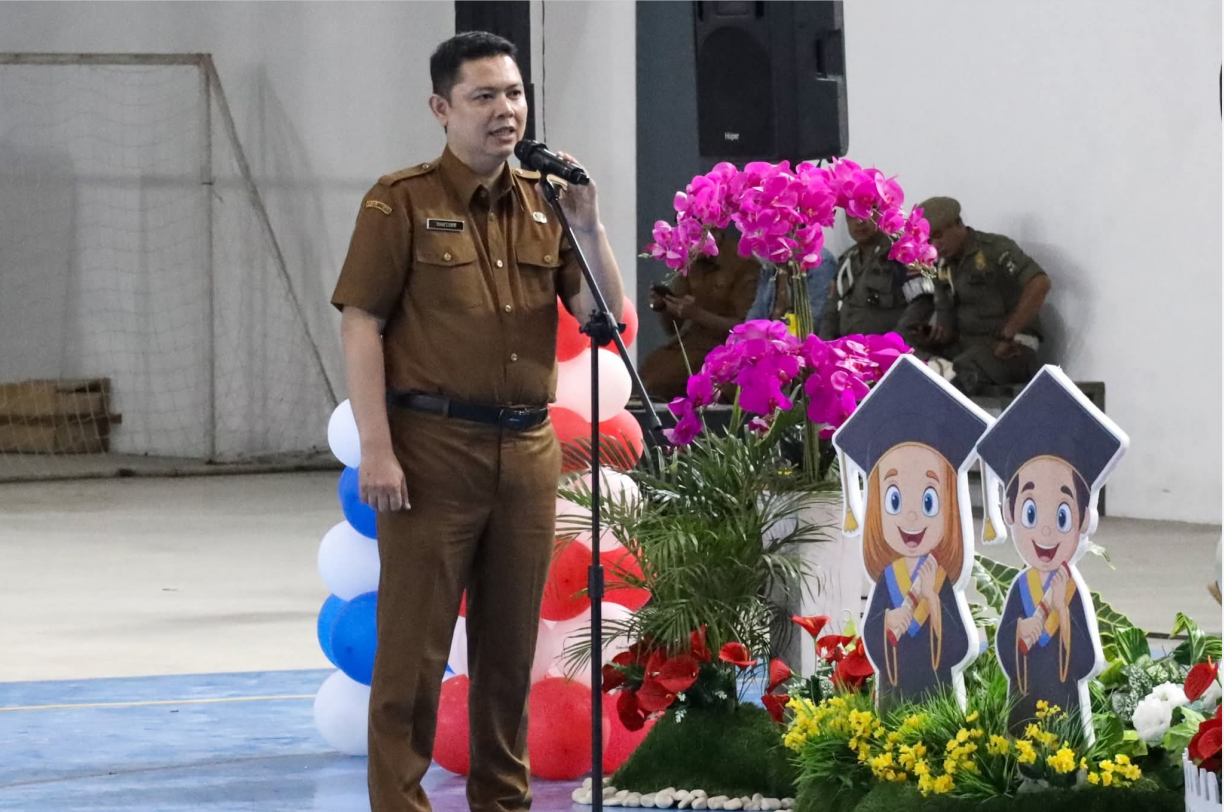 Kadisdik Hadiri Pengukuhan Bunda PAUD dan Pelepasan Anak Didik PAUD SAB TP PKK Kota Pematangsiantar 