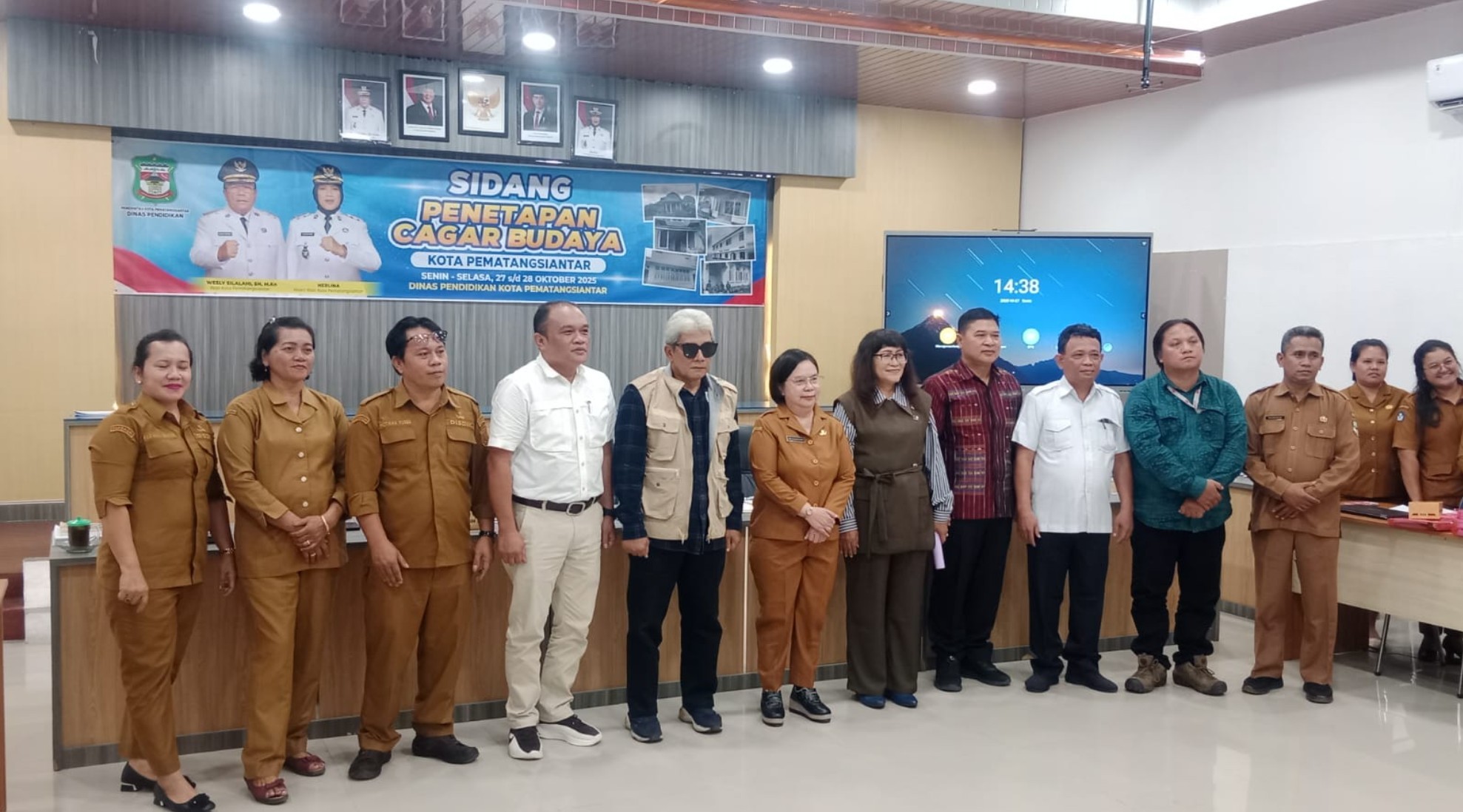 Plh. Sekda Membuka Sidang Penetapan Cagar Budaya Kota Pematangsiantar